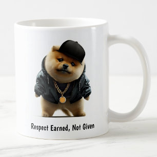 Hip Hop Pomeranian Thug Coffee Mug