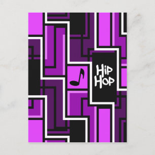 Hip Hop postcard, customizable Postcard