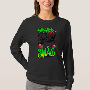 Hip Hop Rap Street Life Dance Melanin Black Men Wo T-Shirt