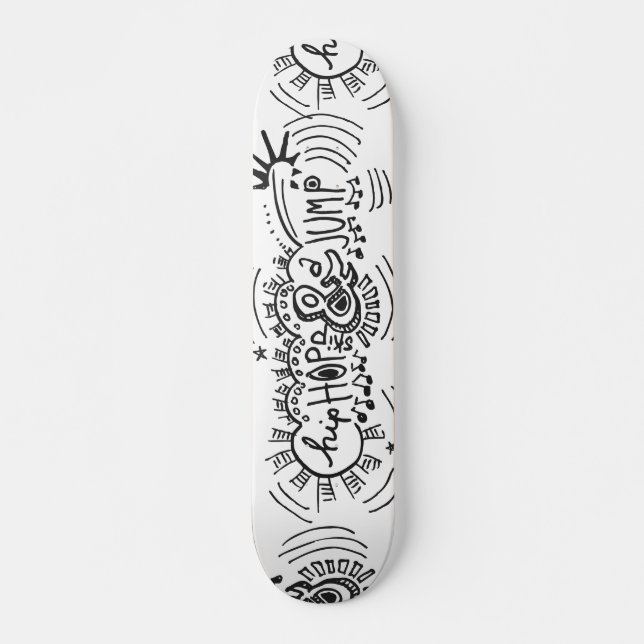 Hip Hop Skip Jump 1 Skateboard (Front)
