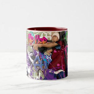 Hip Hop Star Two-Tone Coffee Mug