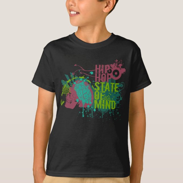 Hip Hop State of Mind T-Shirt (Front)