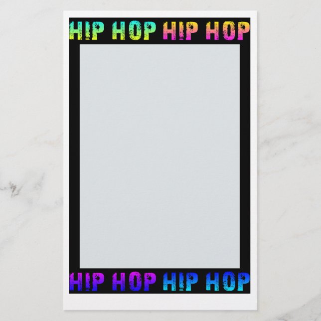 Hip Hop stationary, customize Stationery (Front)