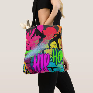 Hip-Hop Street Art – Vibrant Urban Energy Tote Bag