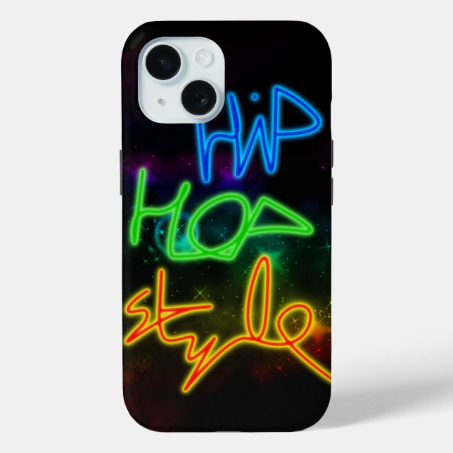 Hip Hop Style iPhone 15 Case Mate (Back)