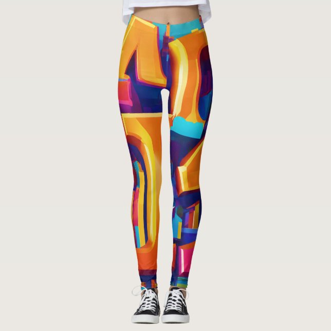 Hip-Hop Style Leggings (Front)