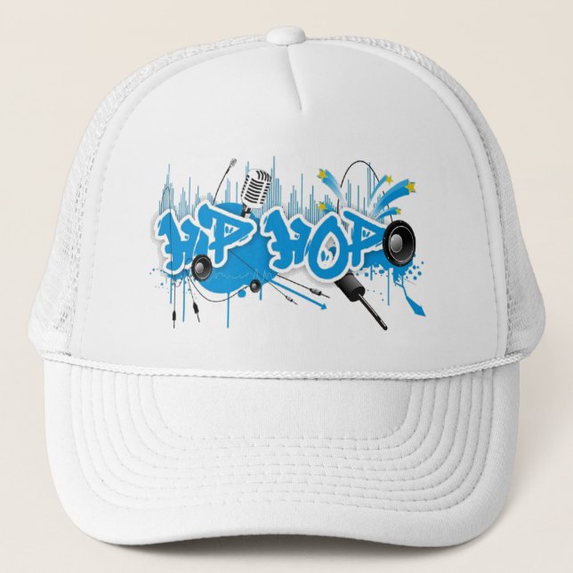 hip hop trucker hat (Front)