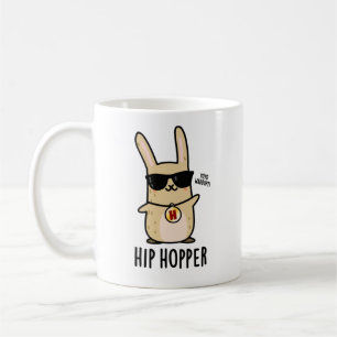 Hip Hopper Funny Bunny Rabbit Pun  Coffee Mug
