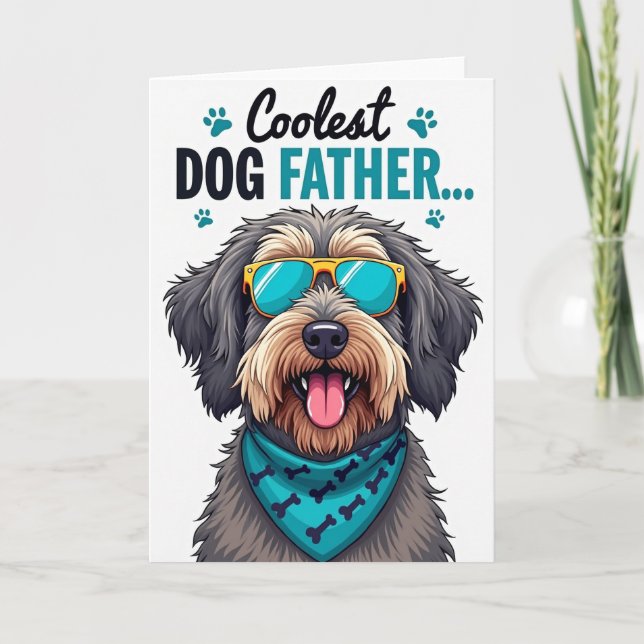 Hip Hound Fathers Day Card (Front)