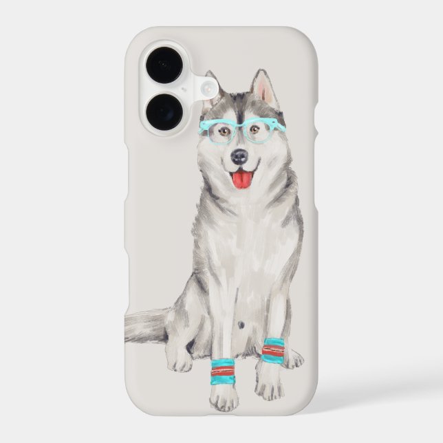 Hip Husky (Background Colour Editable) (Back)