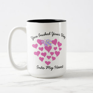 Hip Inched Your Way Into My Heart Wife Girlfriend Two-Tone Coffee Mug