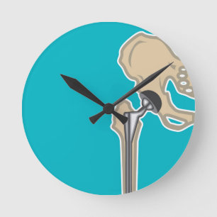 Hip Joint Replacement Round Clock