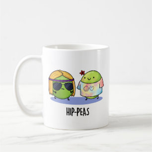 Hip-peas Funny Hippie Peas Pun  Coffee Mug