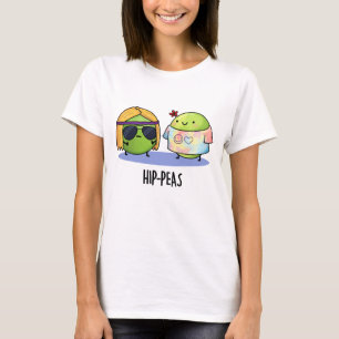 Hip-peas Funny Hippie Peas Pun  T-Shirt