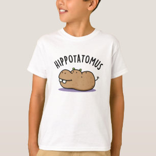 Hip-potato-mus Funny Hippo Pun  T-Shirt