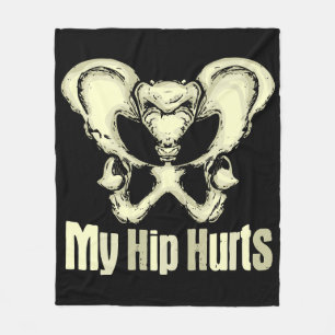 Hip Replacement Recovery Gift New Joint Surgery Fleece Blanket