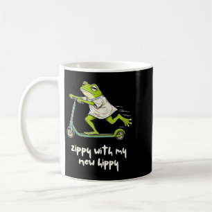 Hip Replacement Surgery Frog Zippy With New Hippy Coffee Mug