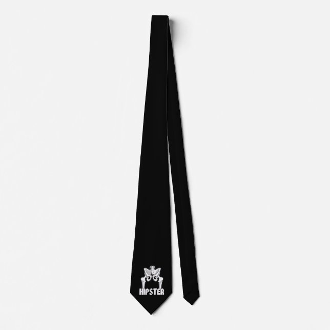 Hip Replacement Surgery Gift Hipster Orthopaedic Tie (Front)