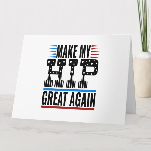 Hip Surgery Card (Front)