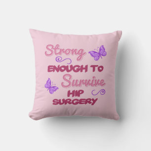 Hip Surgery For Women Throw Pillow