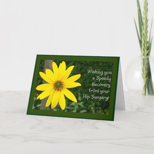 Hip Surgery Speedy Recovery Card (Front)