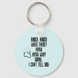 HIPAA Humour Keychain