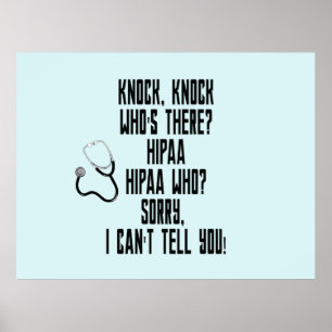 HIPAA Humour Poster