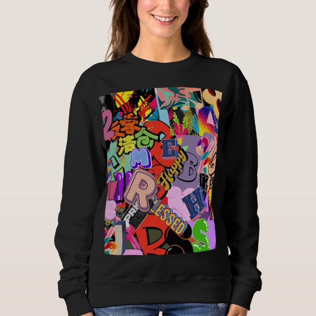 Hiphop life sweatshirt (Front)