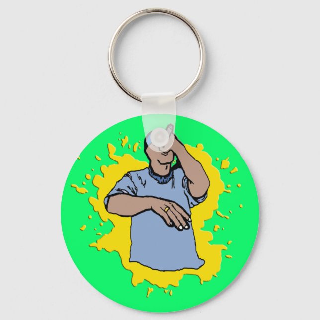 Hiphop Rap Keychain (Front)