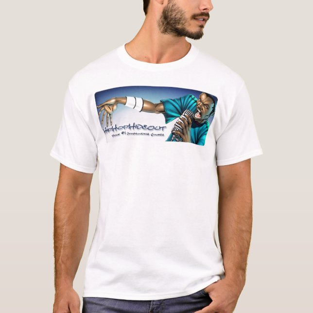 HipHopHideOut.com T-Shirt (Front)