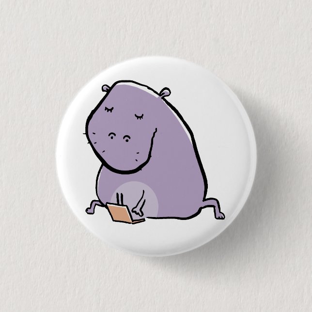 hipp-o 1 inch round button (Front)