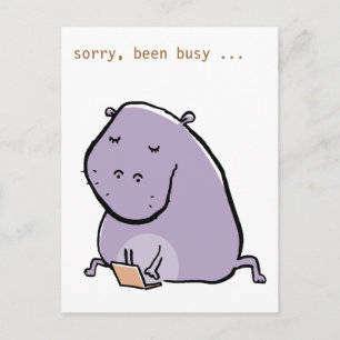 hipp-o (busy) - customize it - postcard