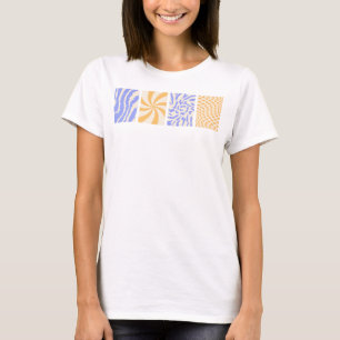 Hippie 70s posters in groovy style T-Shirt