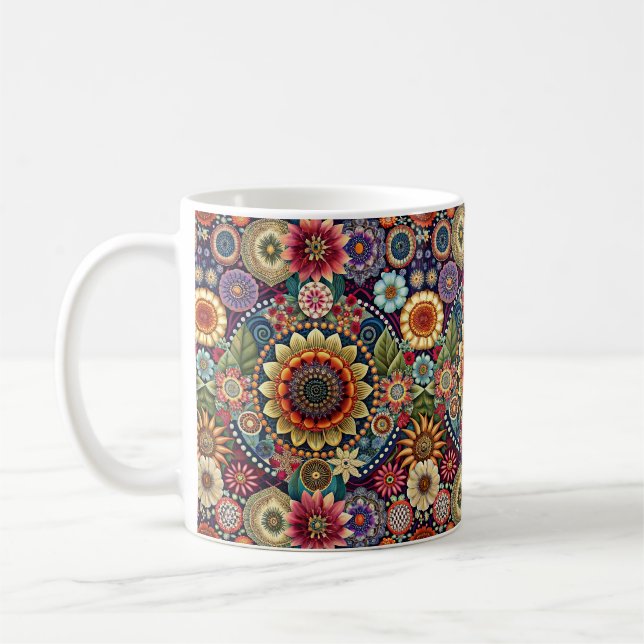 Hippie Art Coffee Mug (Left)