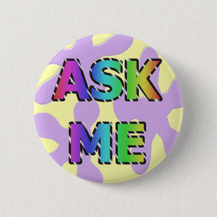 Hippie Ask Me Button