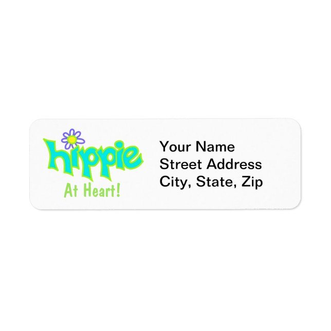 Hippie at Heart Turquoise Art Custom (Front)