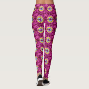 Hippie batik circle leggings