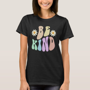Hippie BE KIND Retro Stop Bullying Choose Kindness T-Shirt