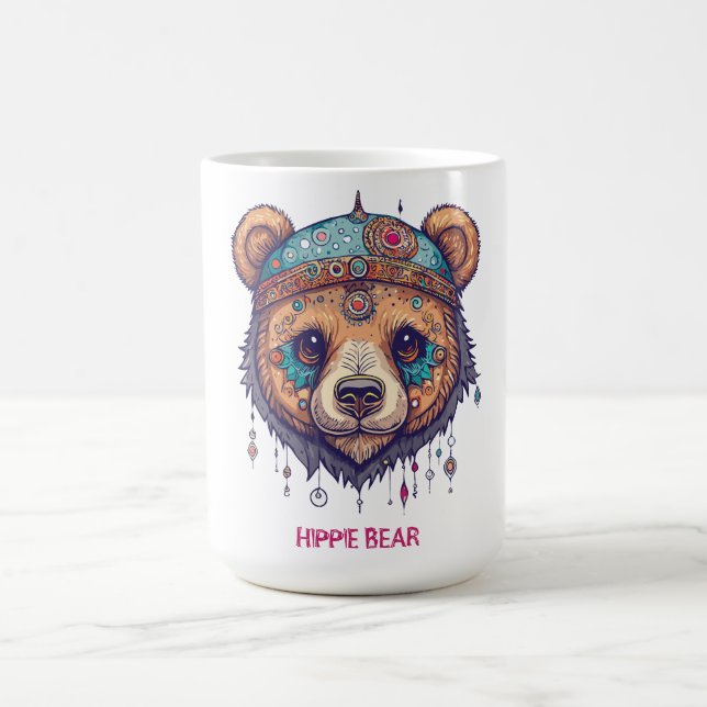 Hippie Bear I Coffee Mug (Center)