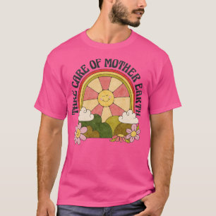 Hippie Bohemian Environmental Nature Take Care Of  T-Shirt