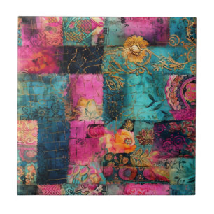 Hippie Boho Ceramic Tile