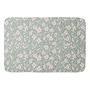 Hippie Boho Floral  Bath Mat