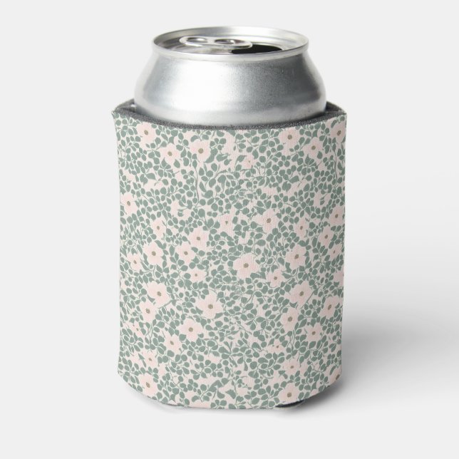 Hippie Boho Floral  Can Cooler (Can Back)