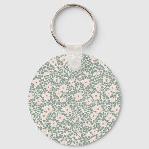 Hippie Boho Floral Keychain