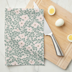 Hippie Boho Floral Kitchen Towel