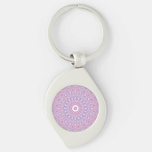 Hippie Boho Funky Groovy Bohemian Kaleidoscope Keychain