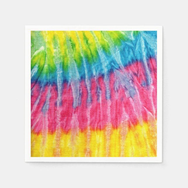 Hippie Boho Tie-Dye Napkin (Front)