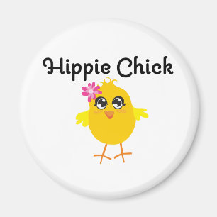 Hippie Chick 1 Magnet