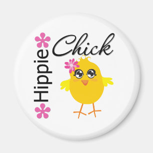 Hippie Chick 5 Magnet
