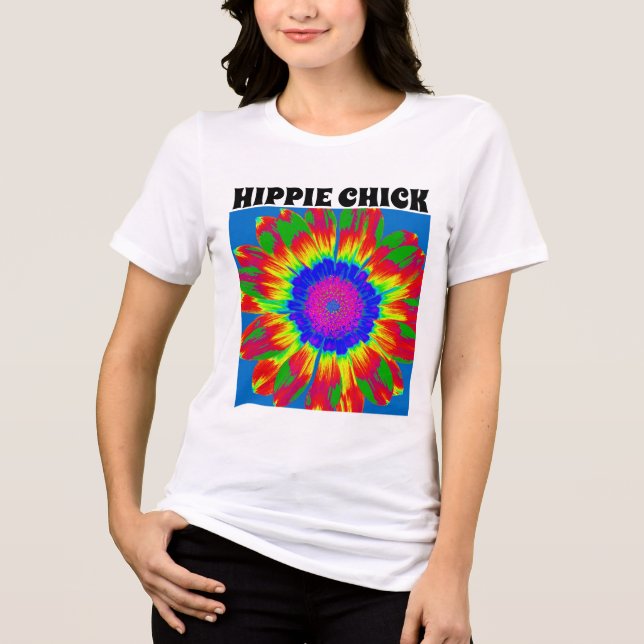 HIPPIE CHICK LADIES T-SHIRTS (Front)